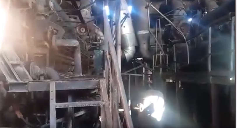 انقطاع التيار الكهربائي في الابيض إثر استهداف محطة كهرباء بمسيرة-4 يناير 2026- وسائل التواصل