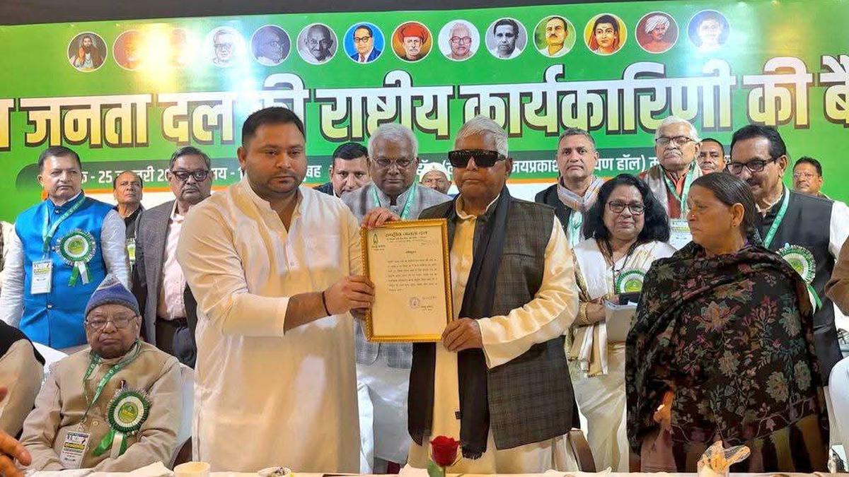Tejashwi named RJD working president at national executive meeting