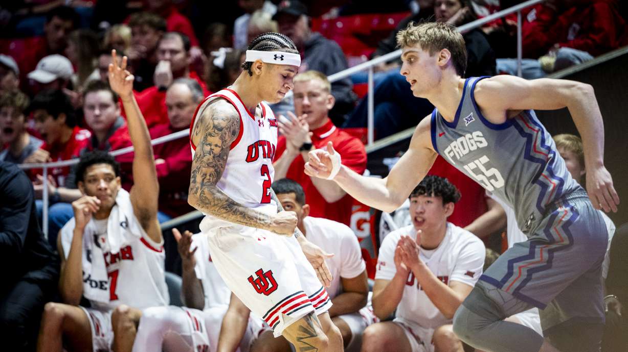 Terrence Brown scores 26 as Runnin' Utes defeat Horned Frogs for first Big 12 win