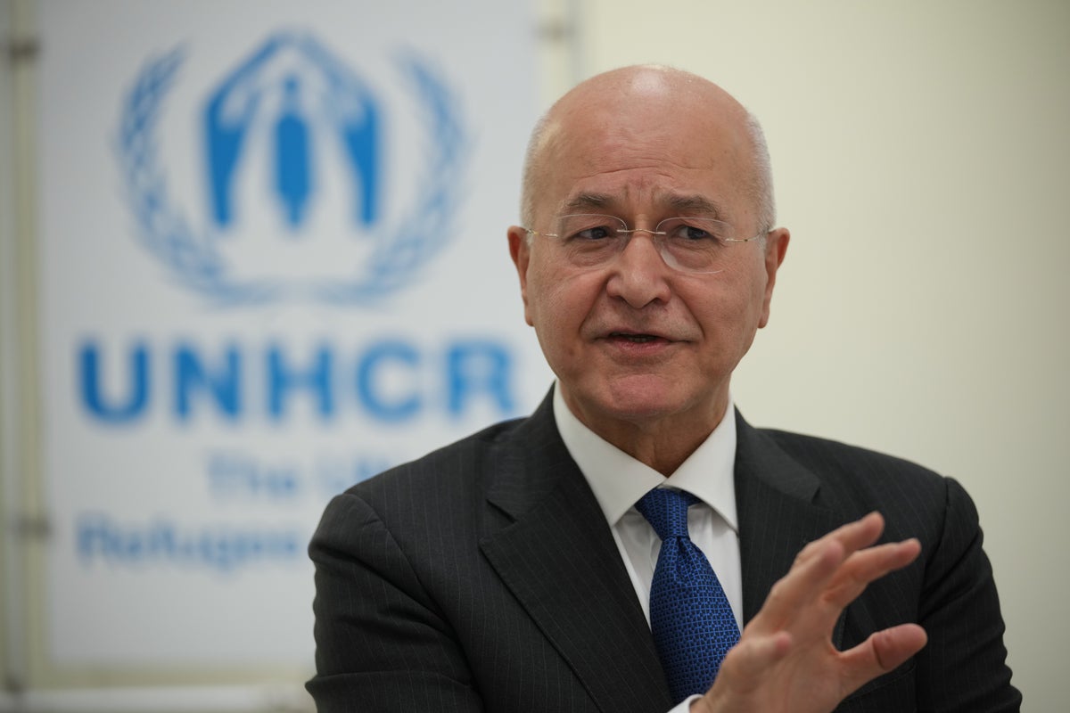 The first refugee to lead the U.N. refugee agency calls this a 'very difficult moment in history'