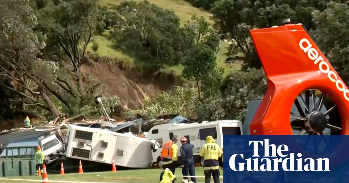Two dead and six missing after landslides hit house and campground in New Zealand | New Zealand