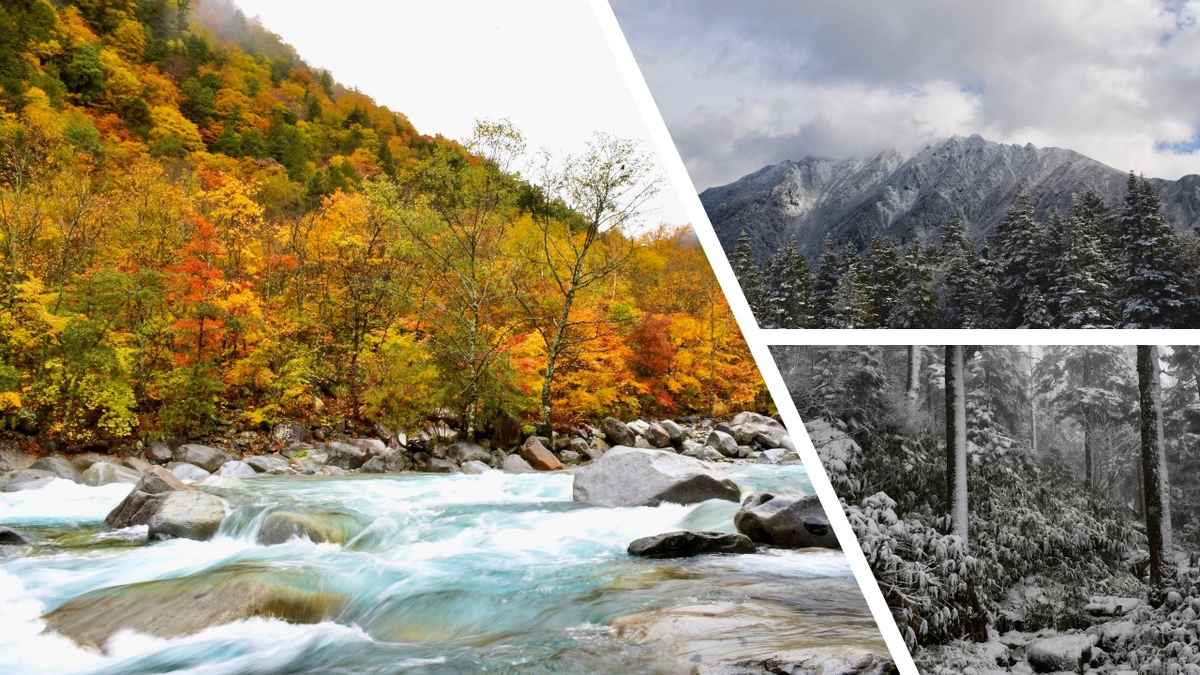 Walking through the Changing Seasons in Shinhotaka, Gifu Pref.