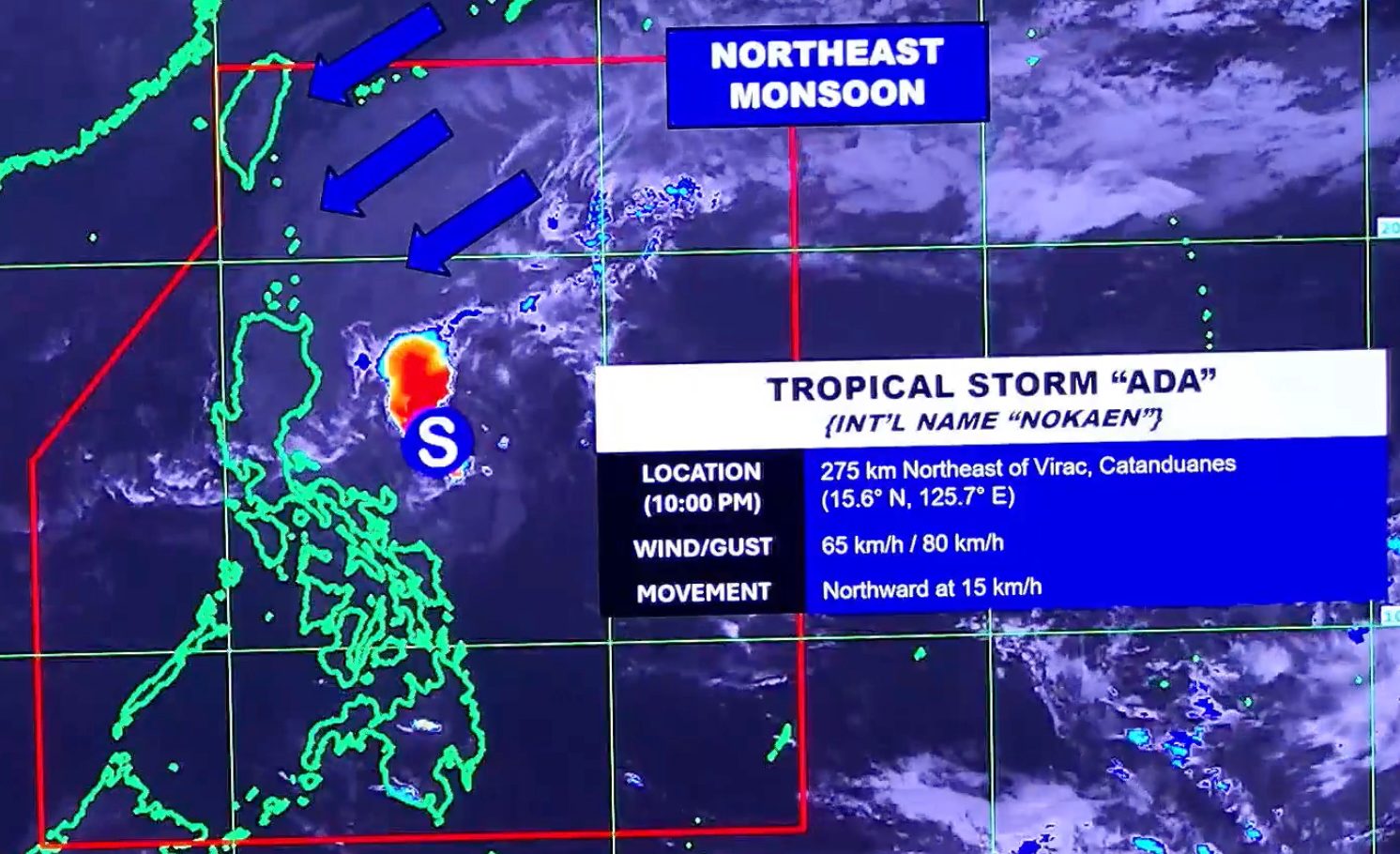 Wind signals lifted as Tropical Storm Ada continues to move away