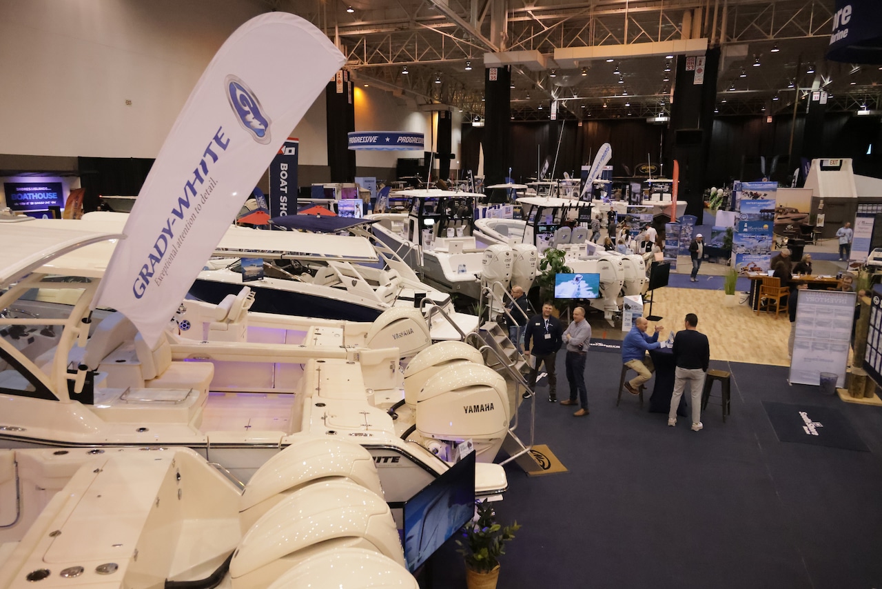 Winter outside, summer on the water inside at the Cleveland Boat Show