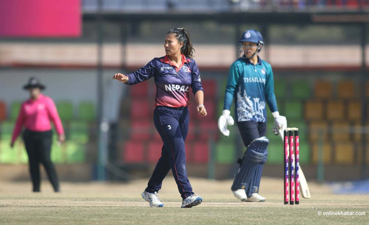 Women’s T20 World Cup Global Qualifier: Nepal lose to Thailand