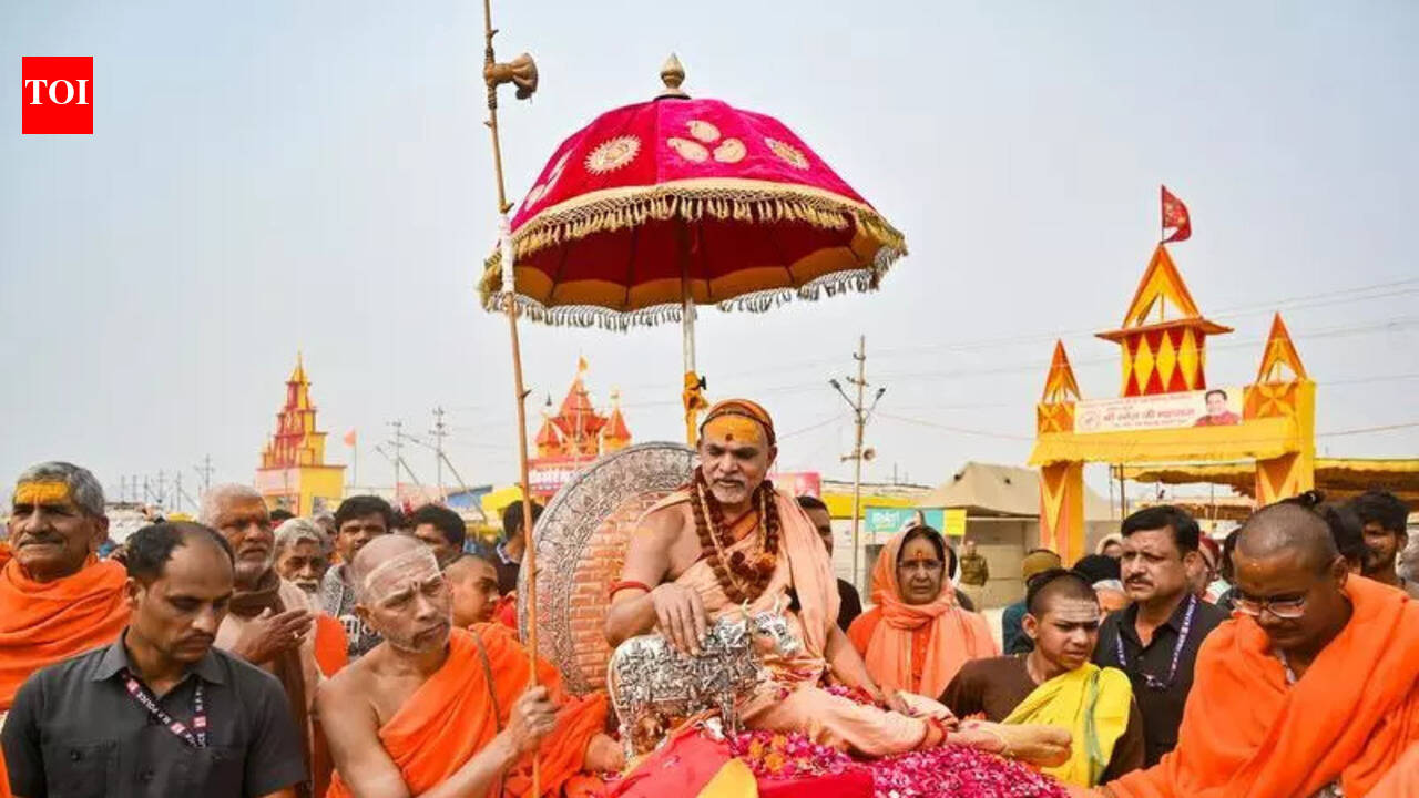 ‘Shankaracharya’ title: Mela admin notice to seer | Prayagraj News