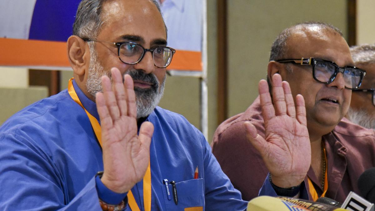 10-year Left rule failed to ensure development of Kerala, alleges Rajeev Chandrasekhar