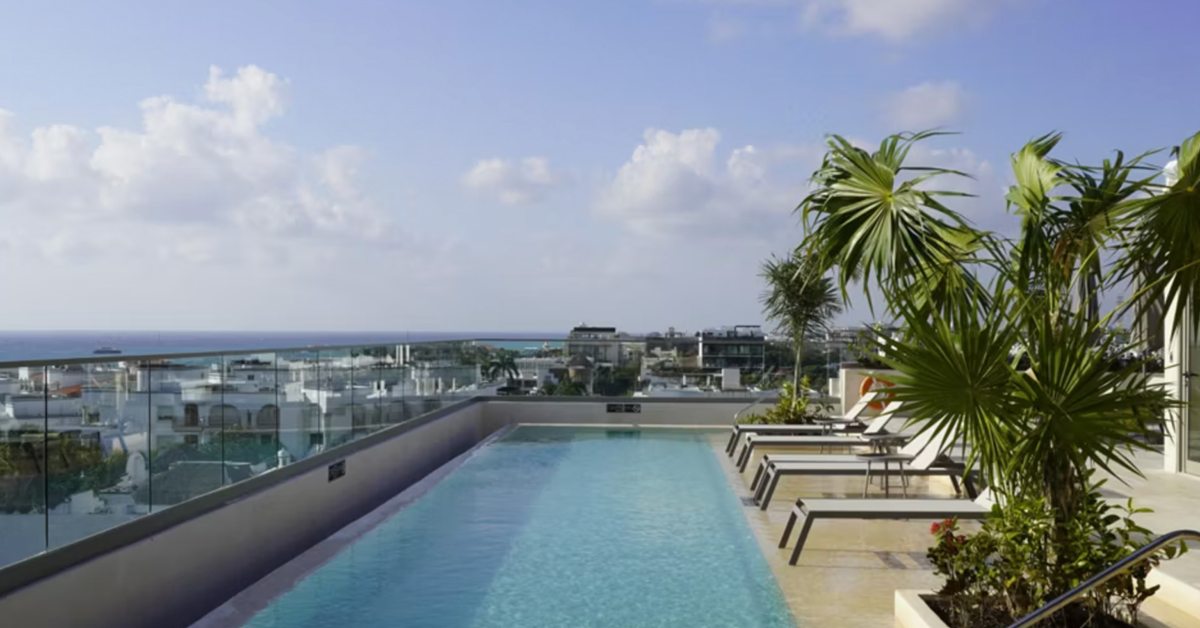 rooftop pool playa del carmen