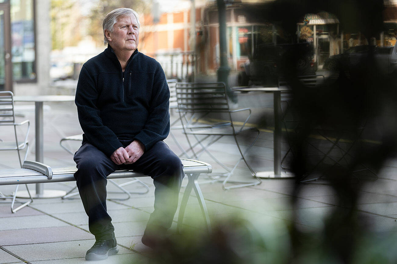 Ray Stephanson outside of his residence on Thursday, Feb. 12, 2026 in Everett, Washington. (Olivia Vanni / The Herald)