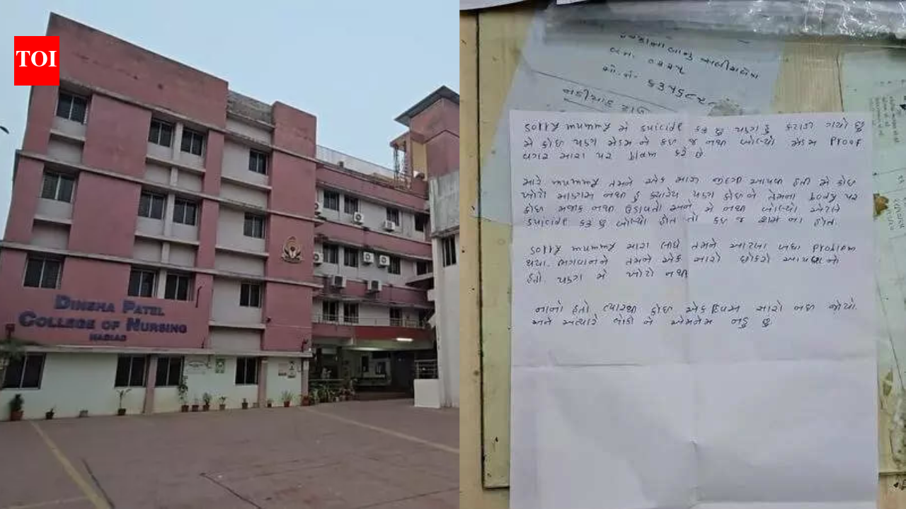 Accused of body-shaming professor, Gujarat nursing student hangs himself; had issued written apology thrice | Ahmedabad News