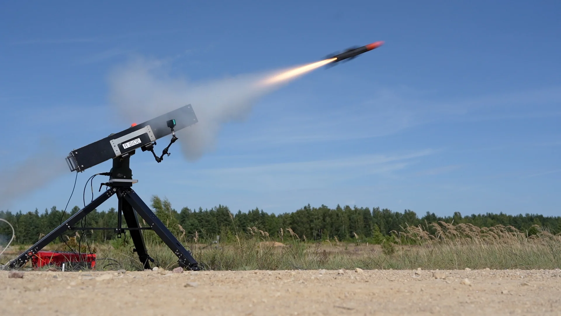 A Frankenburg missile live fire test, carried out in August 2025. Photo by the company.