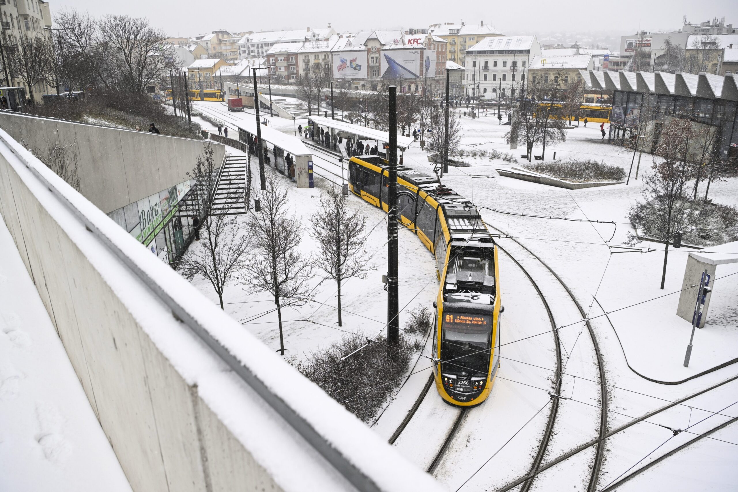 Another Round of Snowfall Reaches Hungary