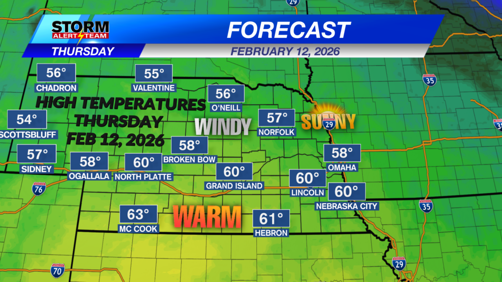 State Forecast Highs Tomorrow