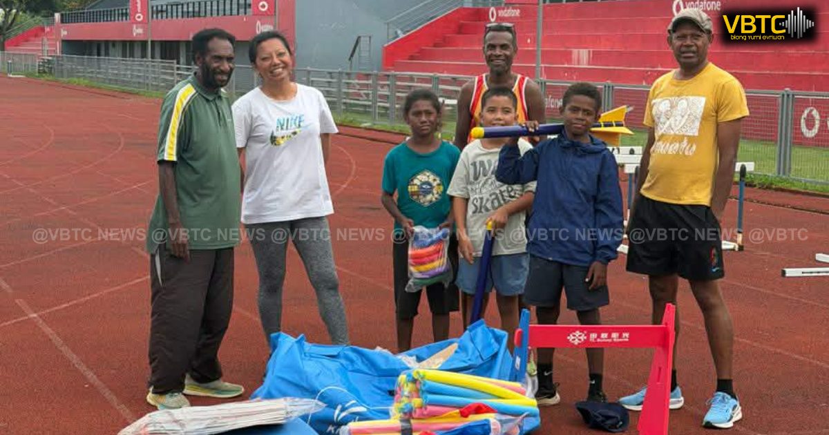 Athletics Vanuatu Receives VT300,000 Equipment Support