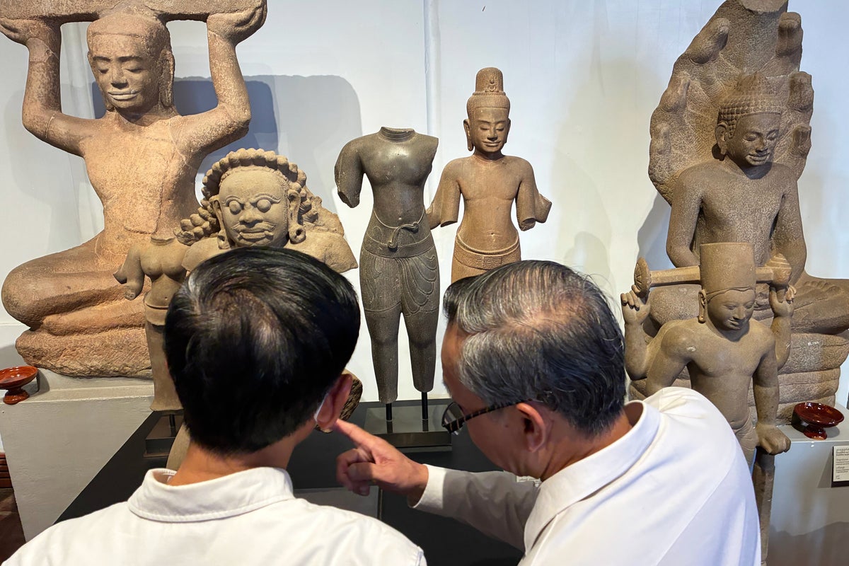 Cambodia welcomes return from abroad of centuries-old artifacts looted by notorious smuggling ring