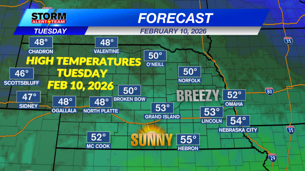 State Forecast Highs Tomorrow