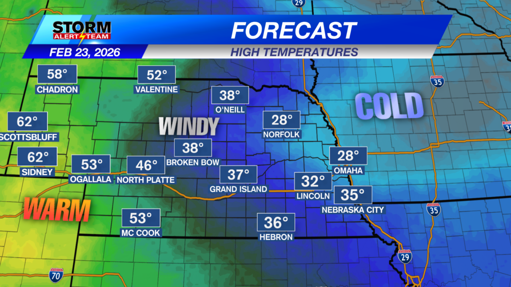 State Forecast Highs Tomorrow