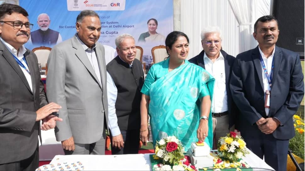 Delhi Chief Minister Rekha Gupta inaugurates 120 mist spray systems at IGI Airport | India News
