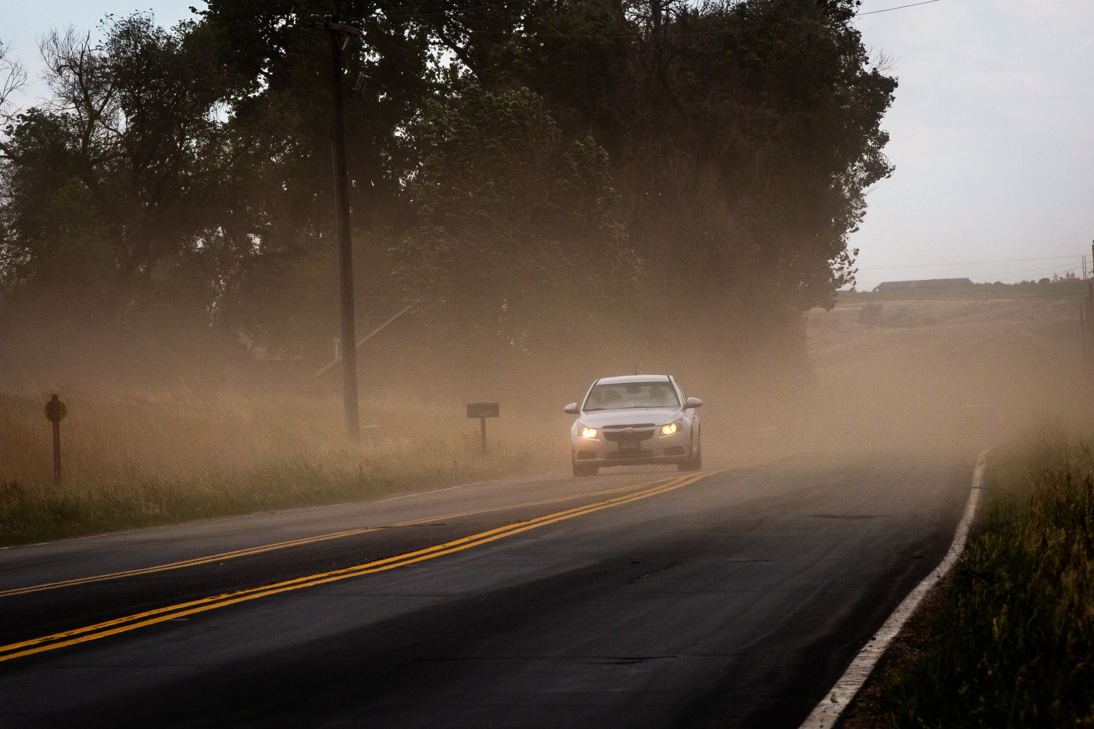 Dust storms in Southern Colorado are not uncommon. What to do if your caught driving in one