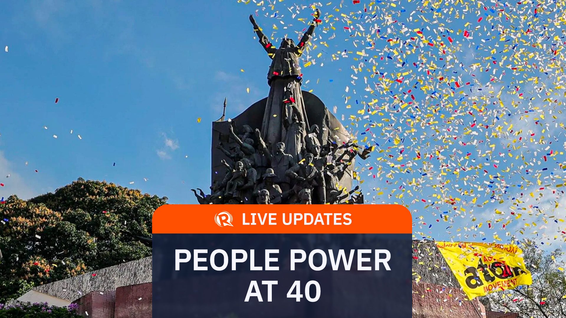 LIVE UPDATES: EDSA People Power Revolution 40th anniversary
