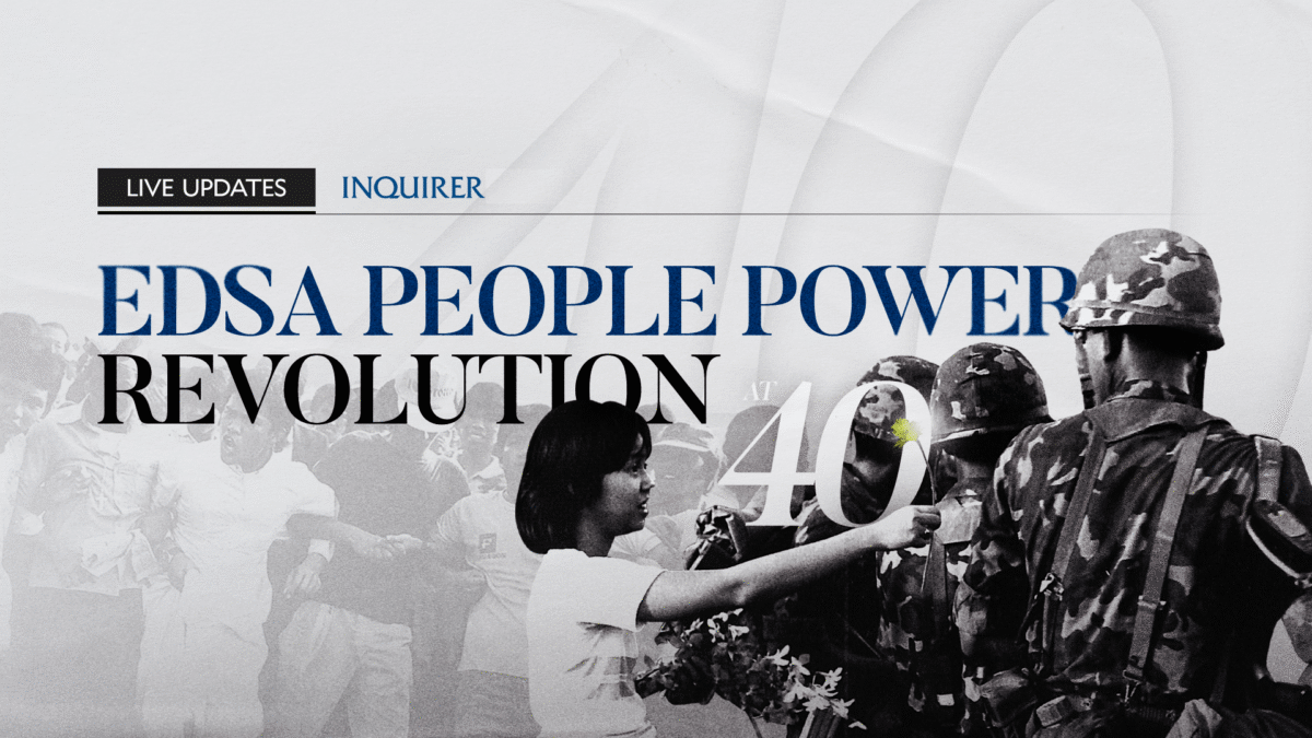 PHOTO: Edsa People Power Revolution at 40 image