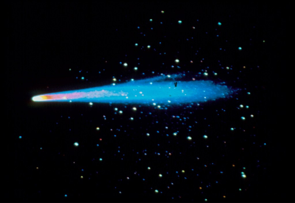 February 9, Halley's Comet passes by Earth