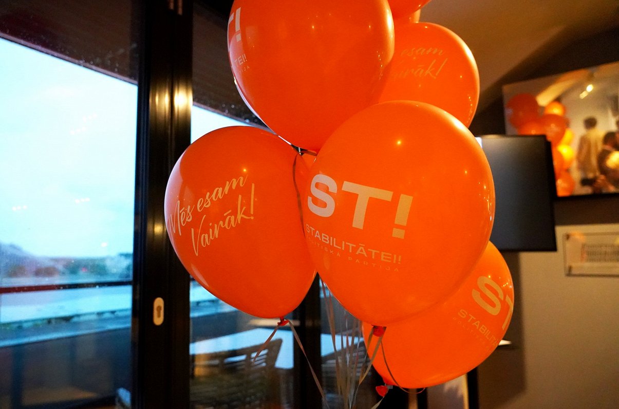 Politiskās partijas "Stabilitātei!" pa&scaron;valdību vēlē&scaron;anu rezultātu sagaidī&scaron;anas pasākums