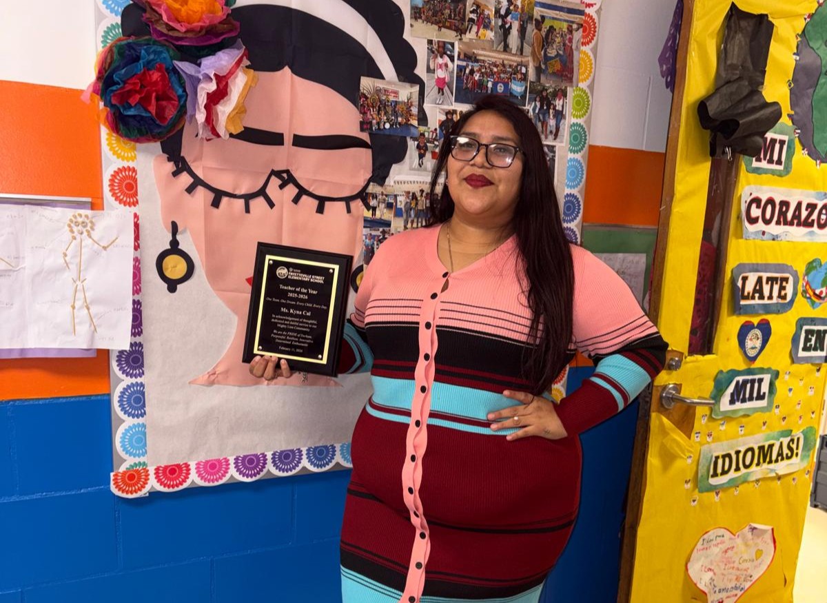 Former SPHS Teacher Kyna Cal Awarded at Her U.S. School