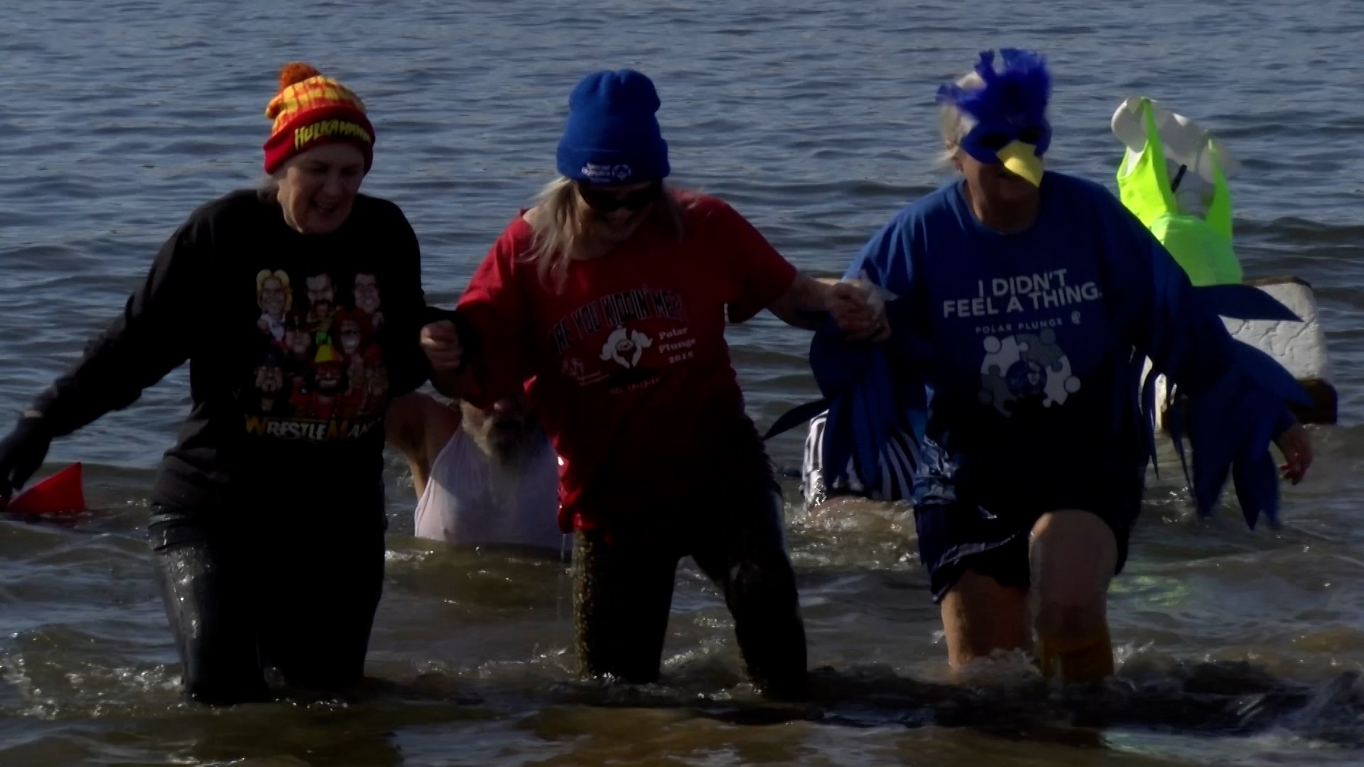 Hundreds dive in at Lincoln Polar Plunge to support Special Olympics Nebraska