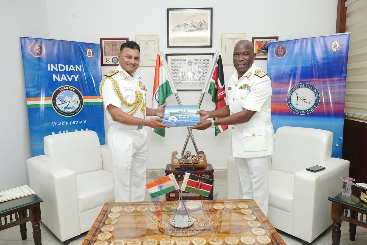Kenya Navy Commander concludes strategic visit to India