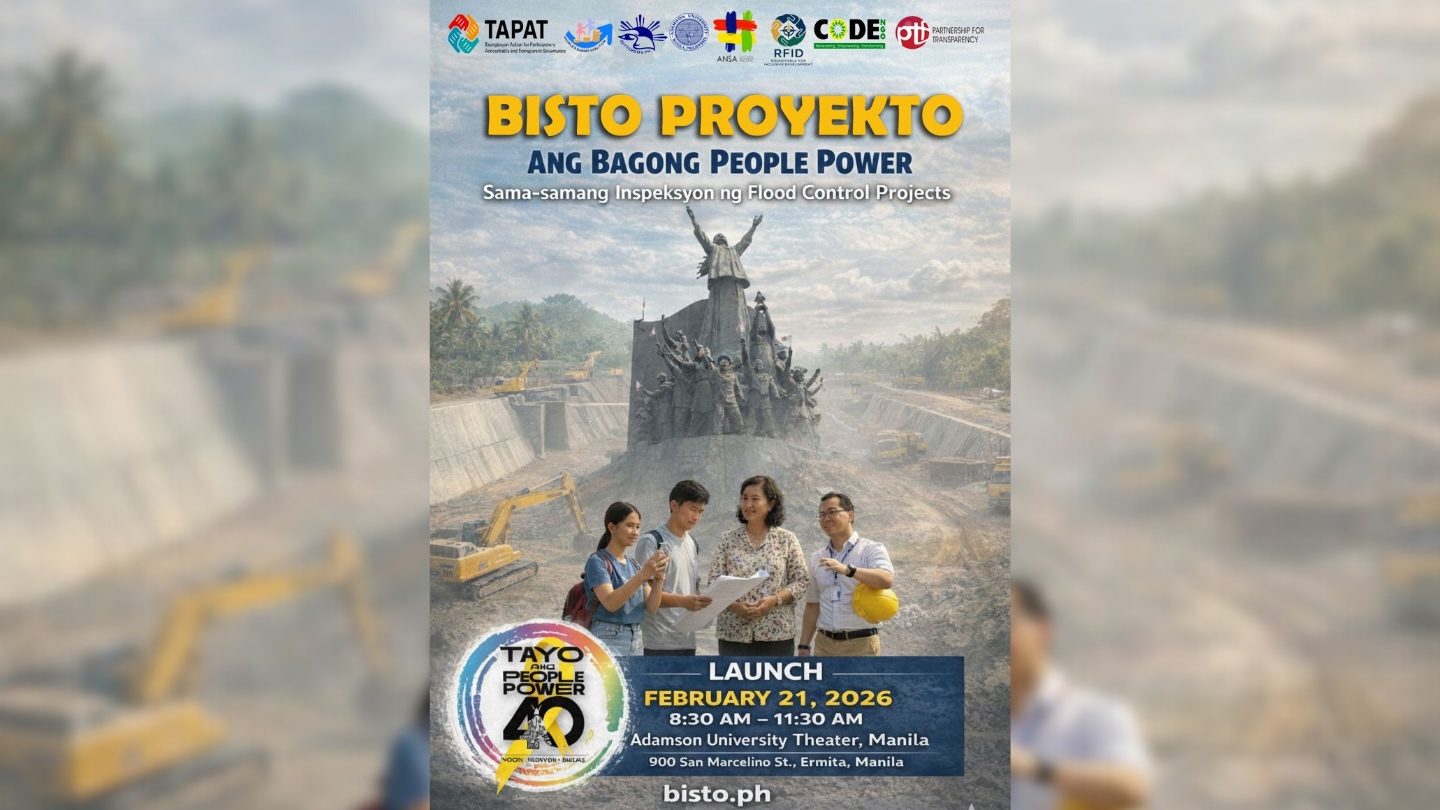 LIVESTREAM: ‘Bisto Proyekto: Ang bagong People Power’