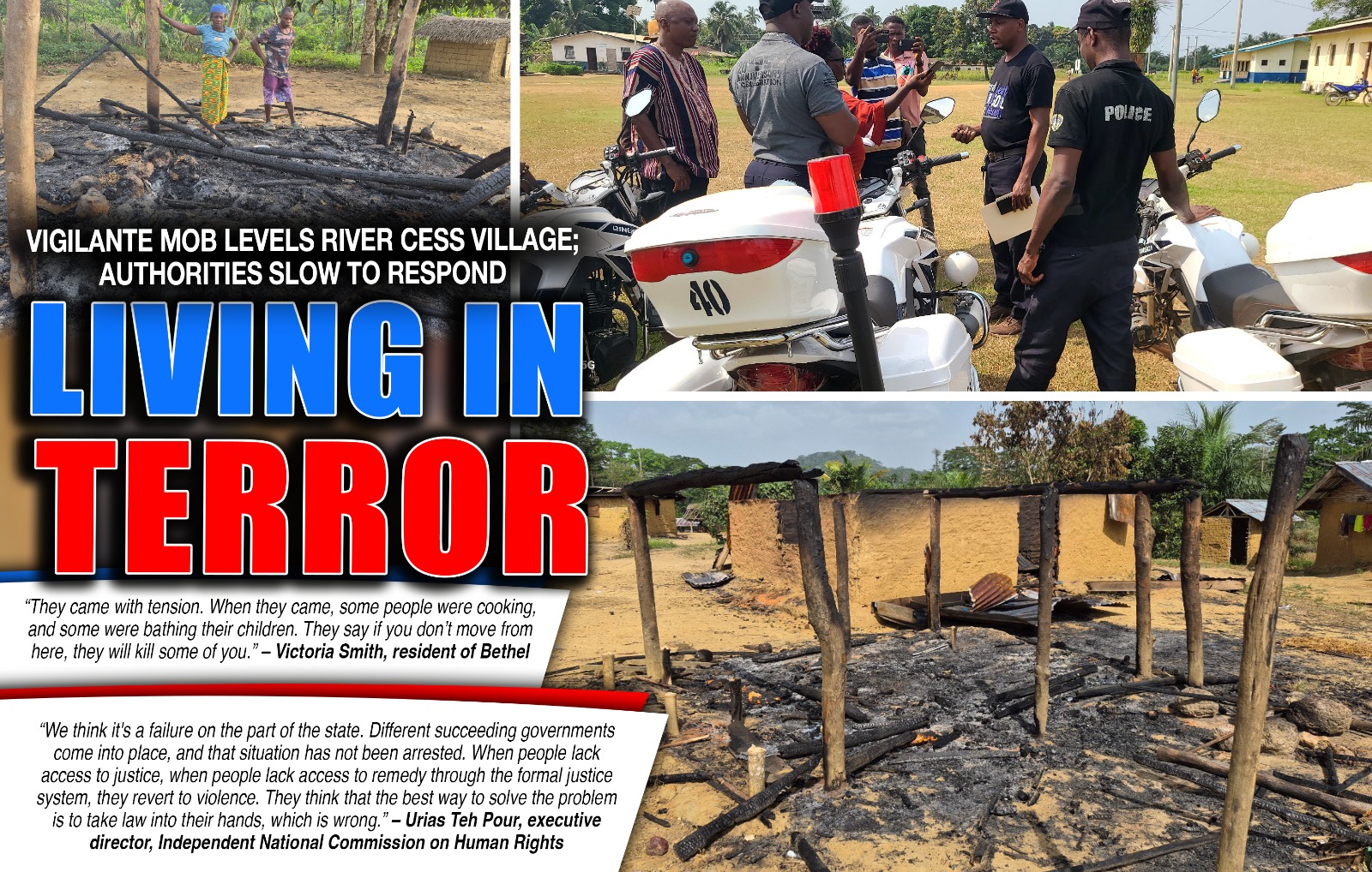 Liberia: Vigilante Mob Levels River Cess Village; Authorities Slow to Respond