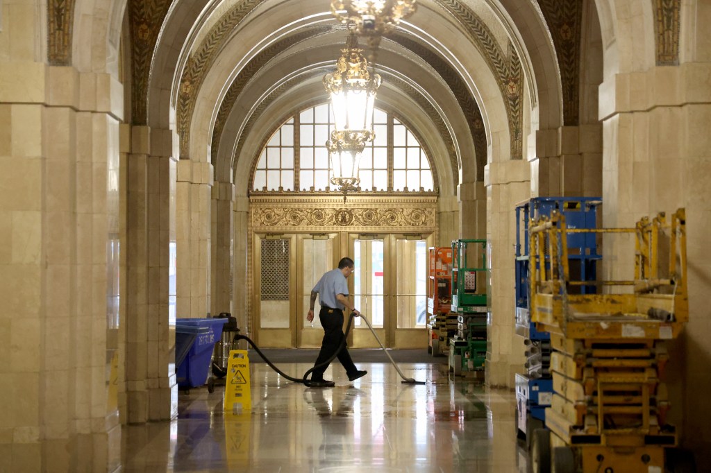 Mayor Brandon Johnson and critics trade blame over janitor layoffs