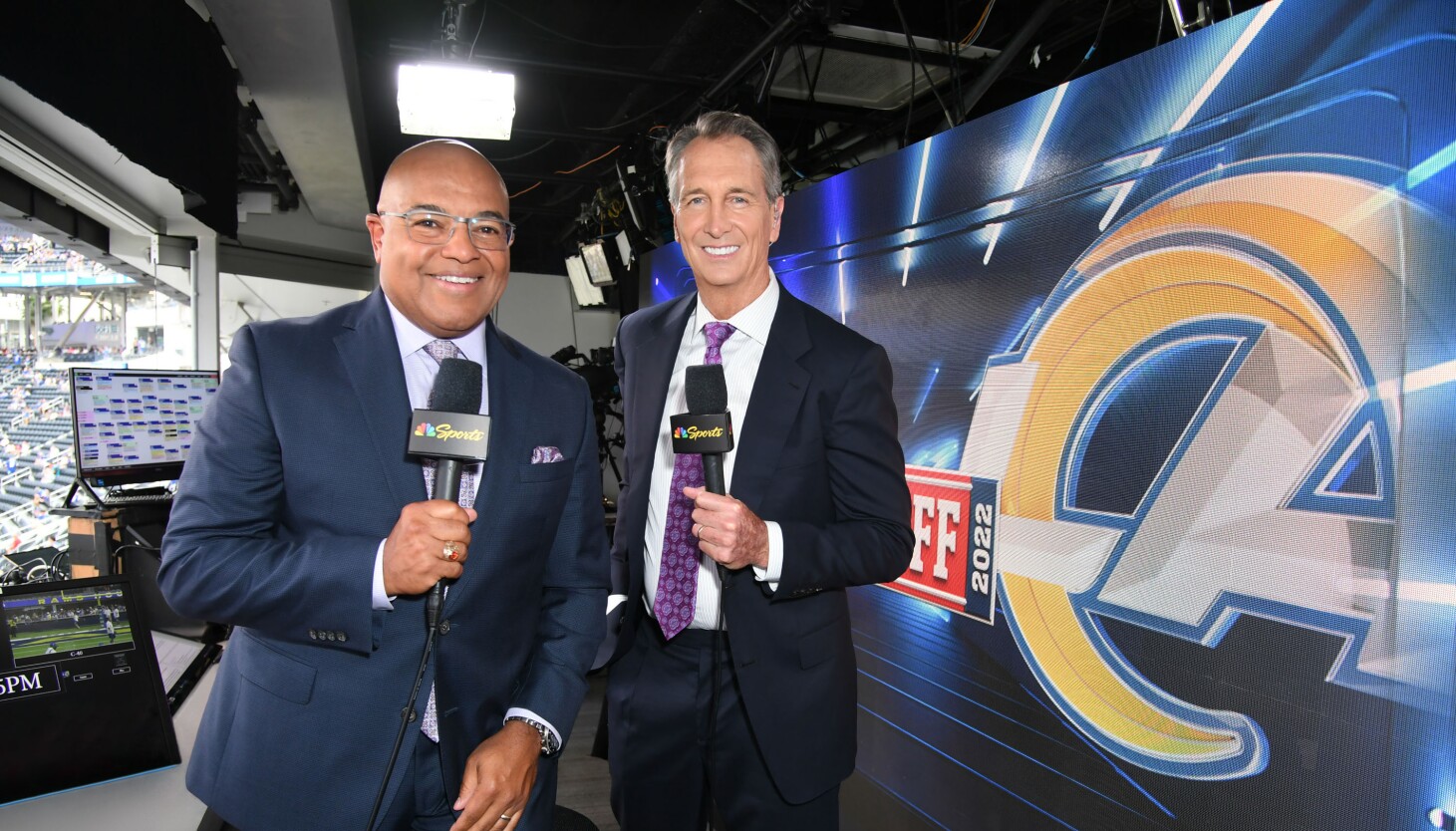 Mike Tirico, set to call his first Super Bowl, is still in awe of Rams-Bears playoff game, miracle TD