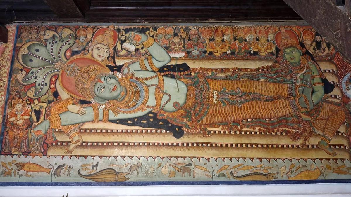 Murals at Ettumanur temple step out of shadows of time