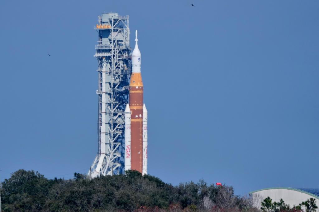 NASA moves its Artemis II moon rocket off launch pad for repairs ...