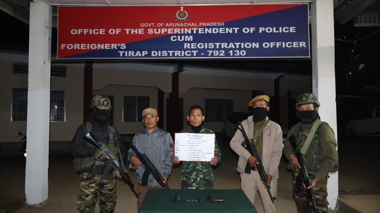 NSCN (Niki-Sumi) cadre surrenders in Khonsa