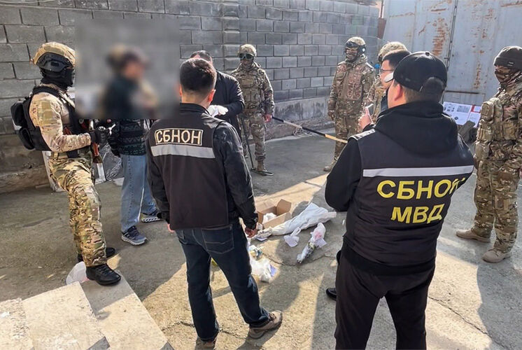 Over 4 kg of drugs, grenades seized from crime group members in Osh city -