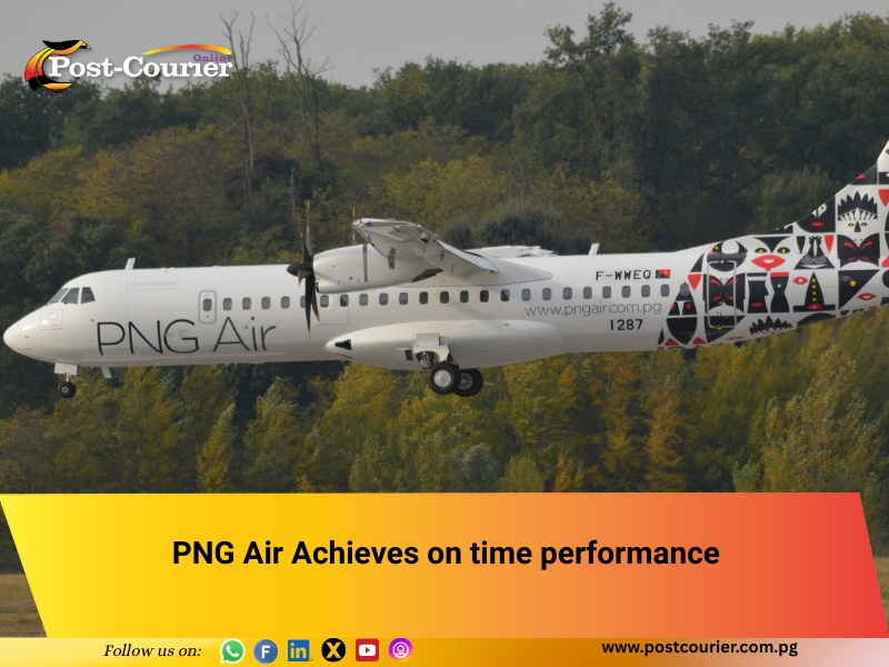 PNG Air achieves on time performance
