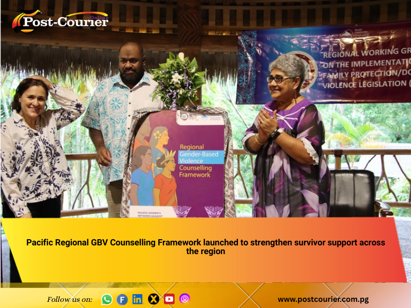 Pacific Regional GBV Counselling Framework launched to strengthen survivor support across the region