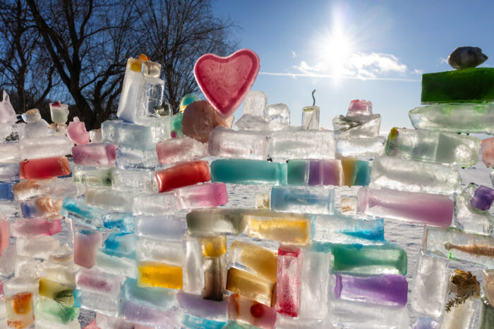 Photos from Helsinki: Creating creatures and castles from snow and ice