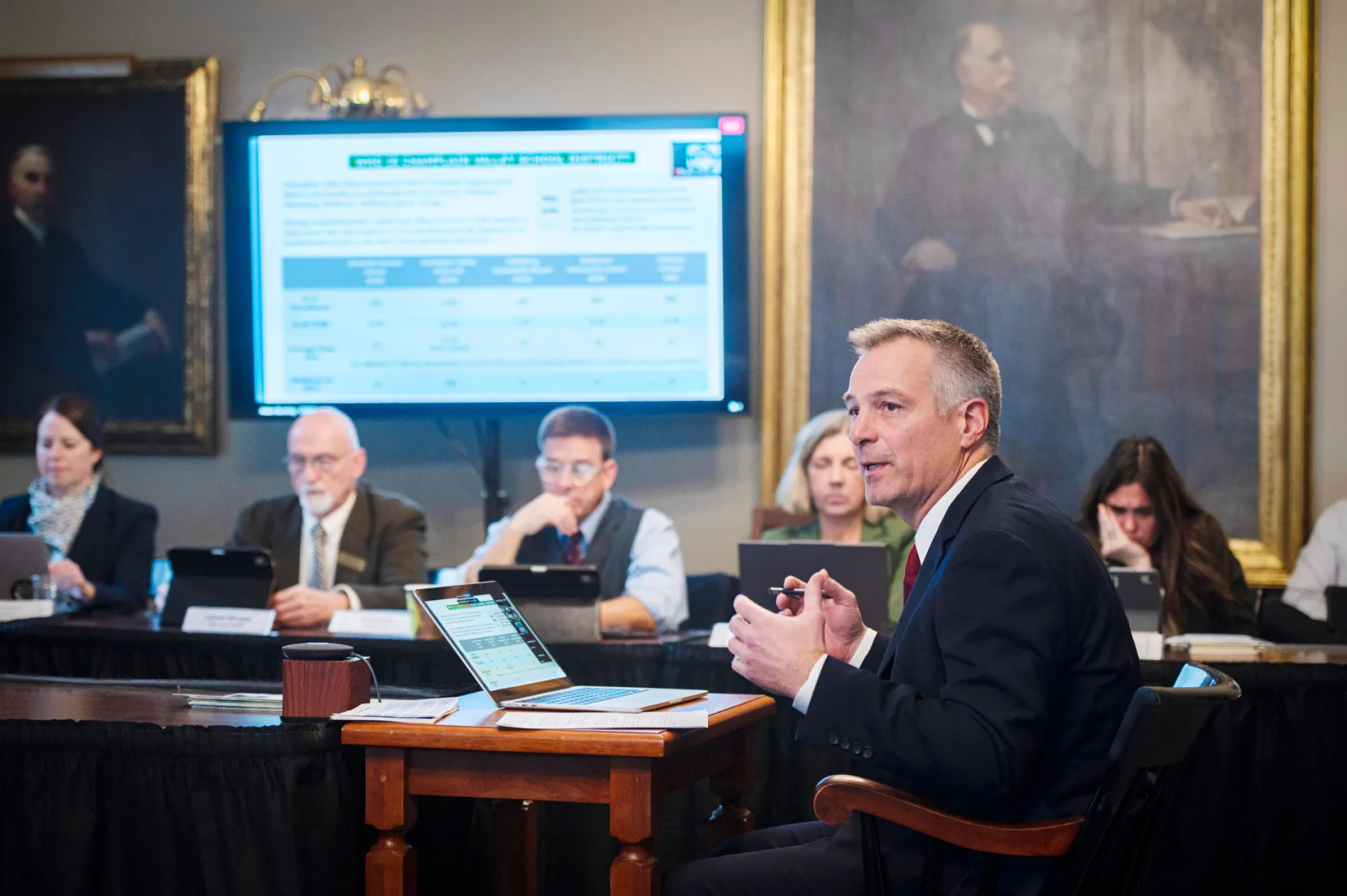 School district budgets and education reform in focus