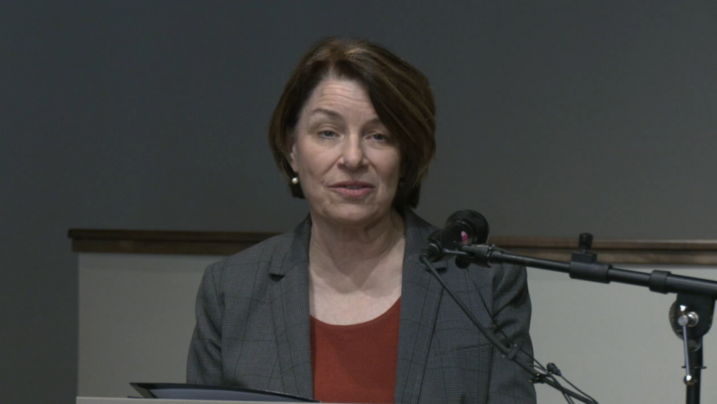 Sen. Amy Klobuchar encourages public to frequent businesses affected by recent ICE raids