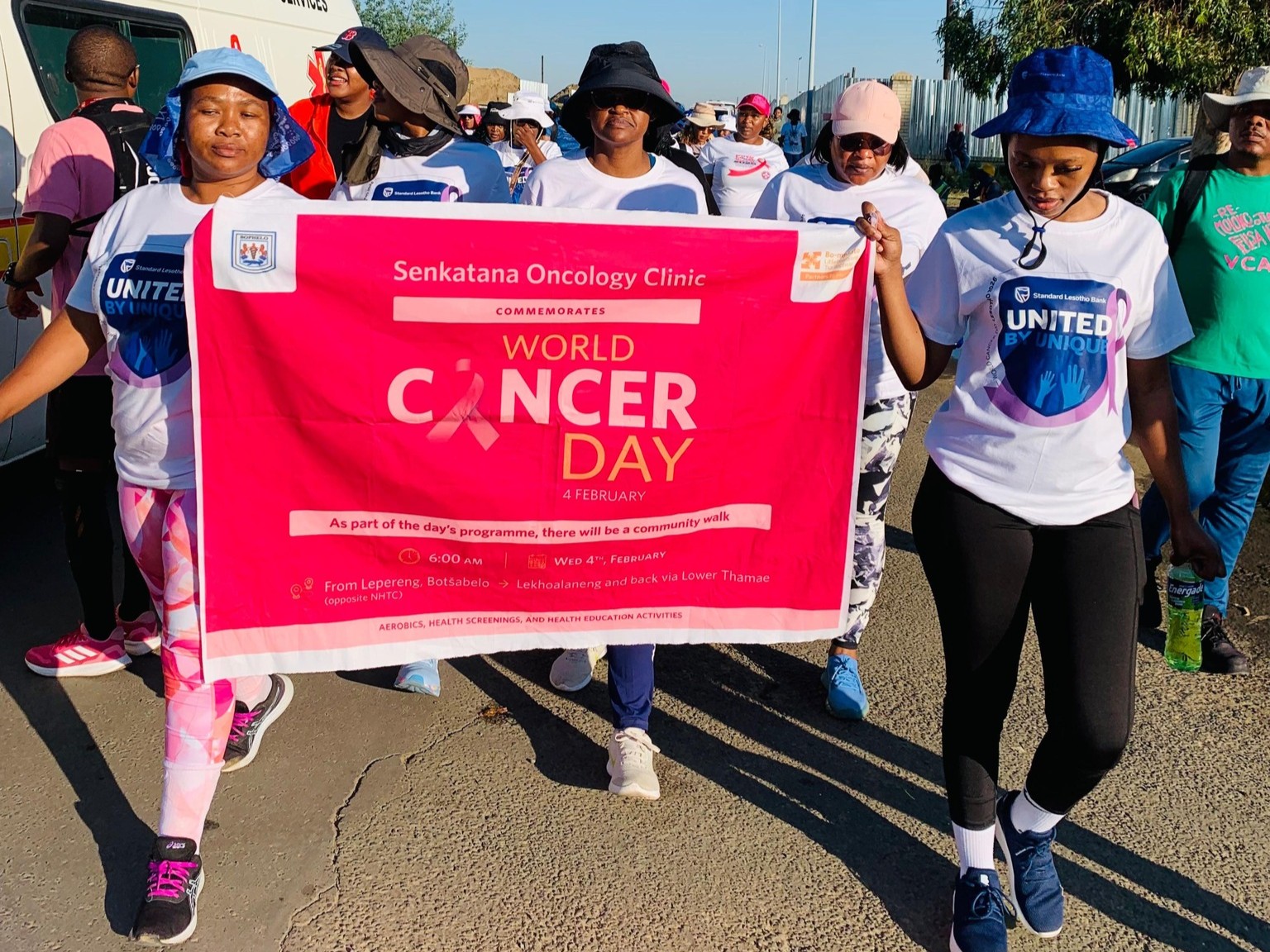 Standard Lesotho Bank Joins Community for World Cancer Day Commemoration Walk 2026