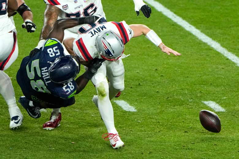 Strip sack spelled doom for Patriots in Super Bowl