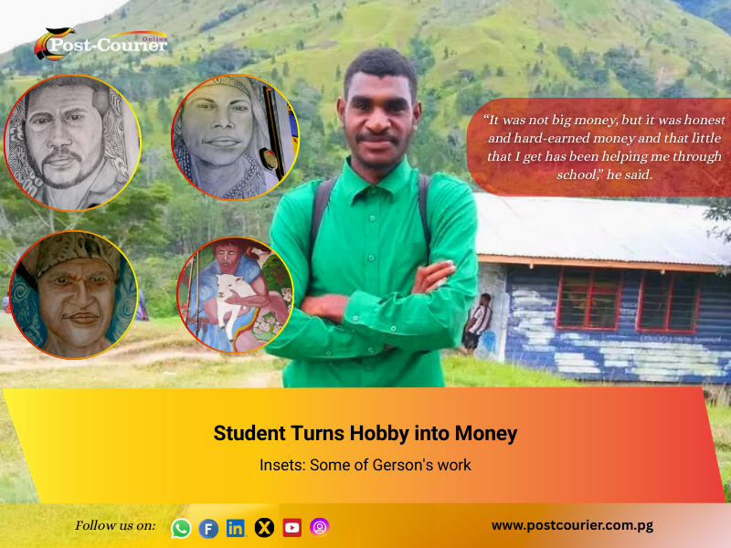Student turns hobby into money