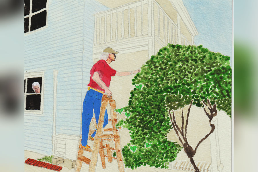 The family house, no longer