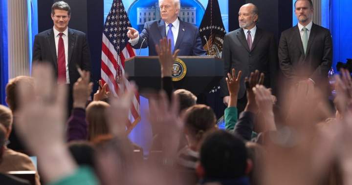 Trump keeps carveout under CUSMA in new 10 per cent global tariff - National