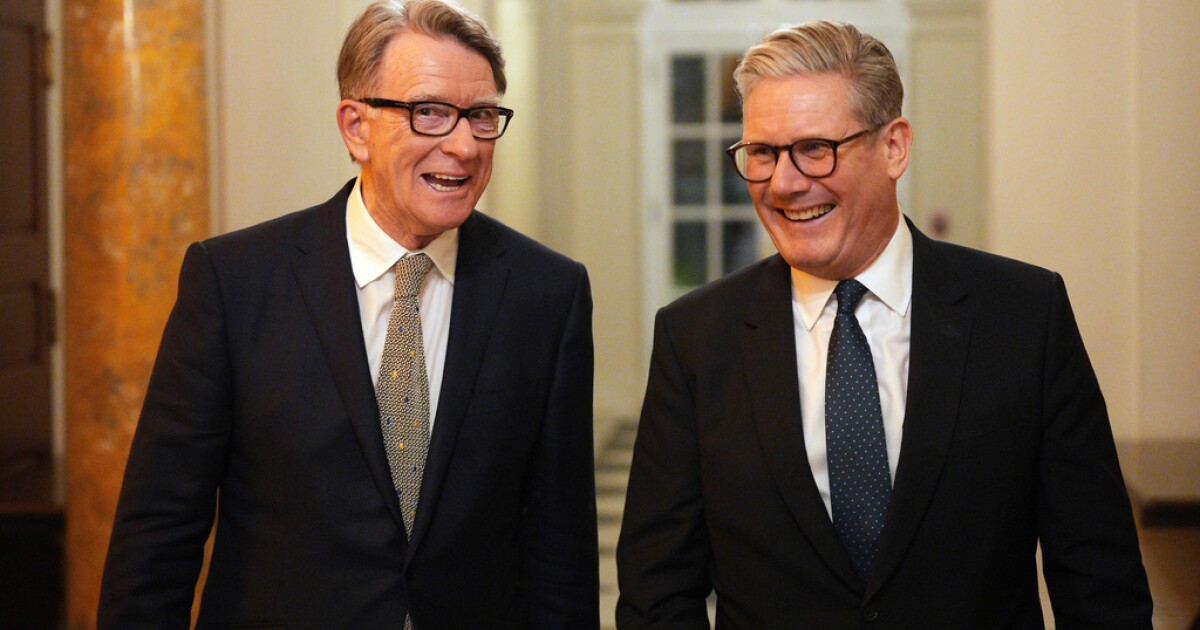 UK leader's chief of staff quits over Mandelson-Epstein ties