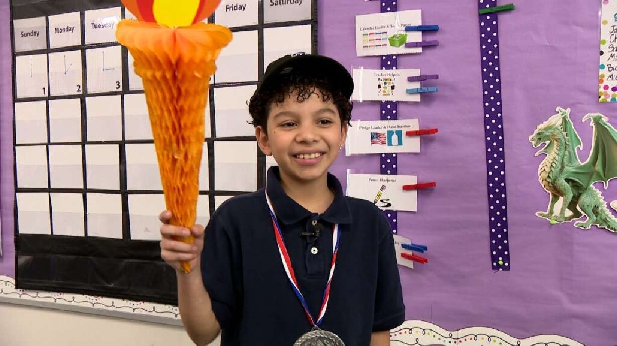 Utah fourth graders meet Olympians, dream big ahead of 2034 Games